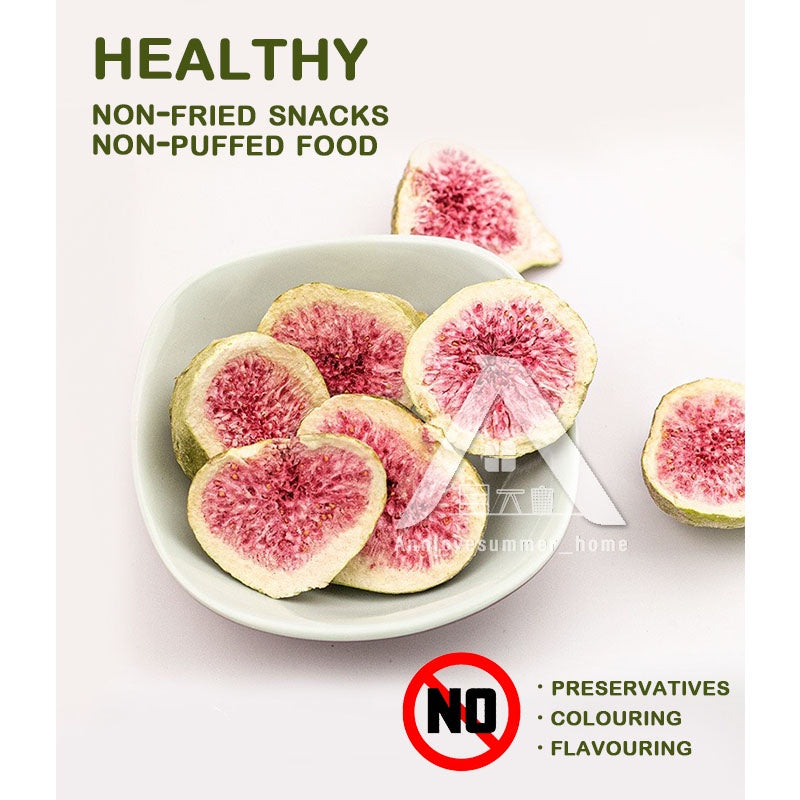 【𝗔𝗦𝗛】New🔥50g【Freeze Sakura Pink Dried Fig】冻干无花果脆干 Baking Decorating Healthy Snack Buah Rajah Beku Kering