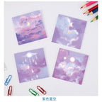 【𝗔𝗦𝗛】Sky Theme 🌥 80 Sheet Sticky Notes Sticker Marker Memo Notepad Stationery notes notebook Cute Student stationery 便利贴