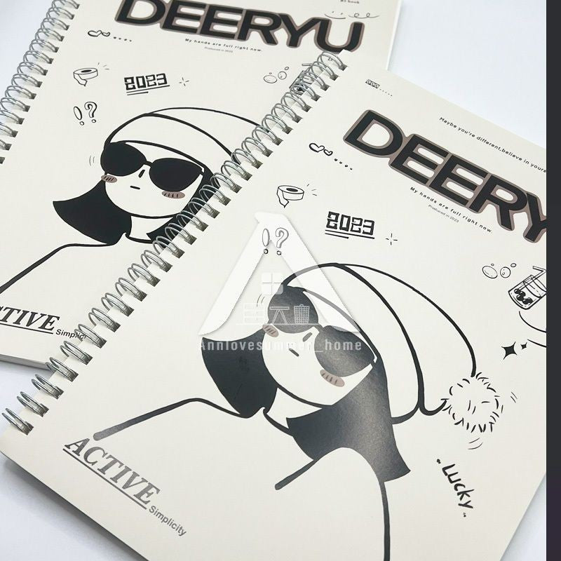 【𝗔𝗦𝗛】B5 80 Pages Notebook Spiral Book Journal Diary Student Buku Nota 笔记本