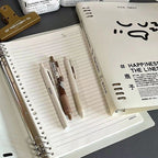 【𝗔𝗦𝗛】B5 60 Pages  Notebook Loose-leaf Divider Page Student Notebook Bullet Journal Notebook Planner Refillable活页笔记本