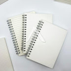 【𝗔𝗦𝗛】160pages Matt Cover Notebook A6 Spiral Wire O Planner Journal Notebook sketch book - Line-Blank-Grid A6简约线圈记事本