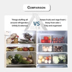【𝗔𝗦𝗛】Acrylic PET Freezer🧊Fridge Storage Organizer Refrigerator Container Storage Box Container Bekas Peti Sejuk冰箱收纳盒