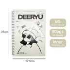 【𝗔𝗦𝗛】B5 80 Pages Notebook Spiral Book Journal Diary Student Buku Nota 笔记本