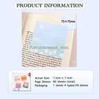 【𝗔𝗦𝗛】Sky Theme 🌥 80 Sheet Sticky Notes Sticker Marker Memo Notepad Stationery notes notebook Cute Student stationery 便利贴