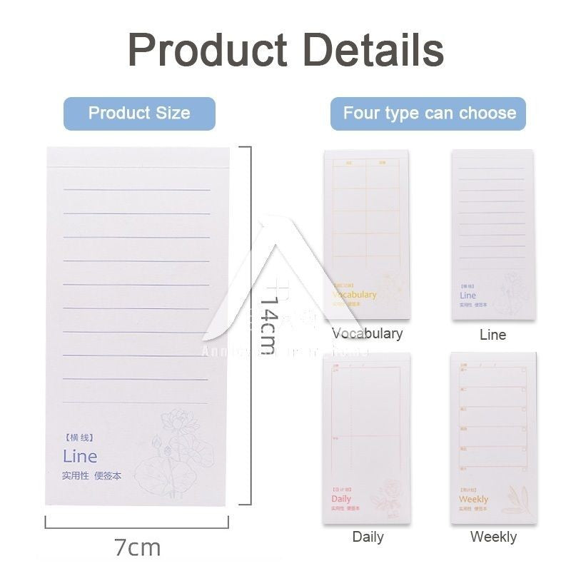 【𝗔𝗦𝗛】Pocket Notebook Memo To Do List Memo Pad Portable Small Notepad Buku Nota Kecil便签本 笔记本