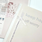 【𝗔𝗦𝗛】B5 80 Pages Notepad Glue-bound Horizontal Line Pastel Color Student Planner Exercise Notebook 奶盐简约笔记本B5