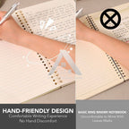 【𝗔𝗦𝗛】FULL SET【120 pages🔥 A5/B5/A4】Muji Colour Candy Notebook Coil Student Stationery Book Notepad  Portable Journal Gift