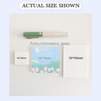 【𝗔𝗦𝗛】Sky Theme 🌥 80 Sheet Sticky Notes Sticker Marker Memo Notepad Stationery notes notebook Cute Student stationery 便利贴