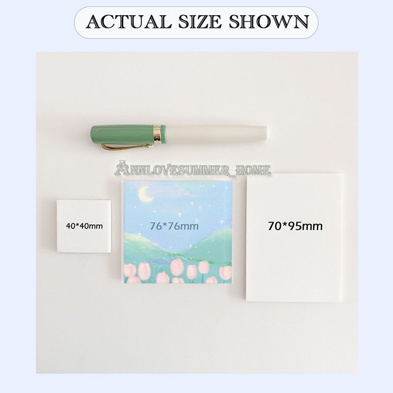【𝗔𝗦𝗛】Sky Theme 🌥 80 Sheet Sticky Notes Sticker Marker Memo Notepad Stationery notes notebook Cute Student stationery 便利贴