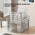 【𝗔𝗦𝗛】Transparent Stackable Multi-Layer Desktop Storage Rack Office Home Stationery & Cosmetics Organizer 透明堆叠多层桌面收纳架