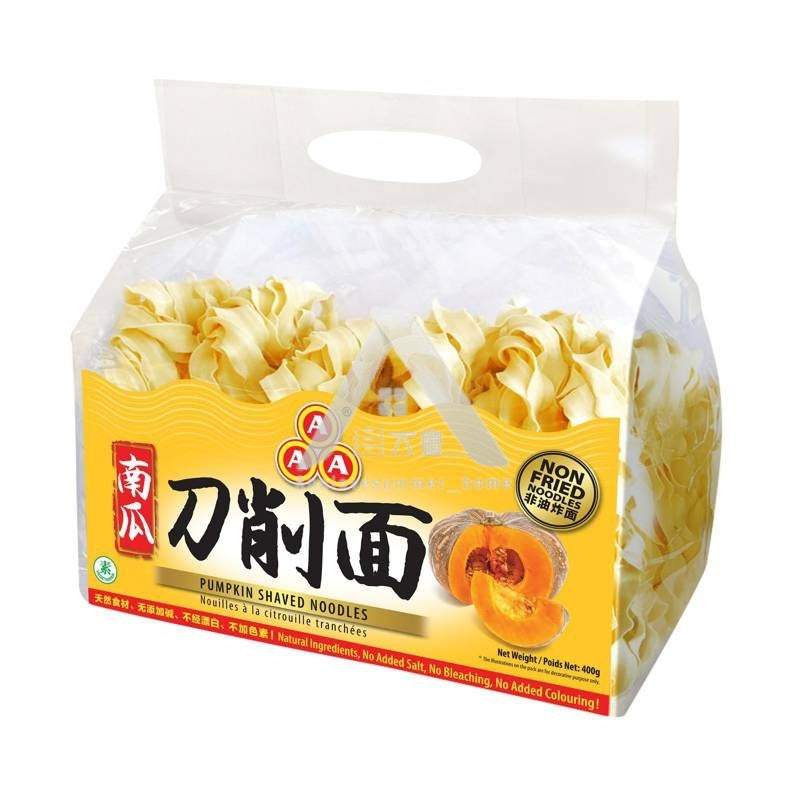 【𝗔𝗦𝗛】AAA SPINACH| PUMPKIN| YAM SHAVED NOODLE🔥👍【HEALTHY LOW CARB 6'pc 400g】菠菜 紫薯 南瓜 山药健康无添加刀削面0脂肪无糖高饱腹