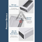 【𝗔𝗦𝗛】Muji Stackable Desk Organizer (White/Grey)