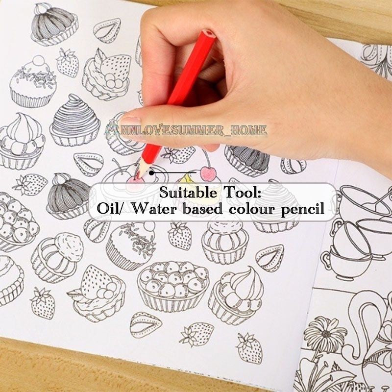 【𝗔𝗦𝗛】【Buy 10 Free 1】Colouring Book Secret Garden