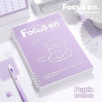 【𝗔𝗦𝗛】A5/B5 Puppy Loose-leaf Notebook, Coil Notebook, Multi-functional Diary Minimalist Notebook 线条小狗活页本
