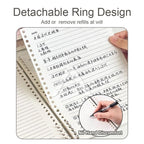 【𝗔𝗦𝗛】120 Pages B5 Notebook Planner Bullet Journal Student Notebook Diary Refillable Cover Loose Leaf 活页笔记本B5