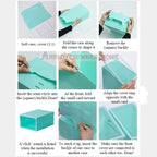 【𝗔𝗦𝗛】【Ready Stock❗️】PP Transparent | Translucence Plastic Shoe Box Stackable | Foldable Shoe Box | Shoe Organizer 折叠收纳鞋盒