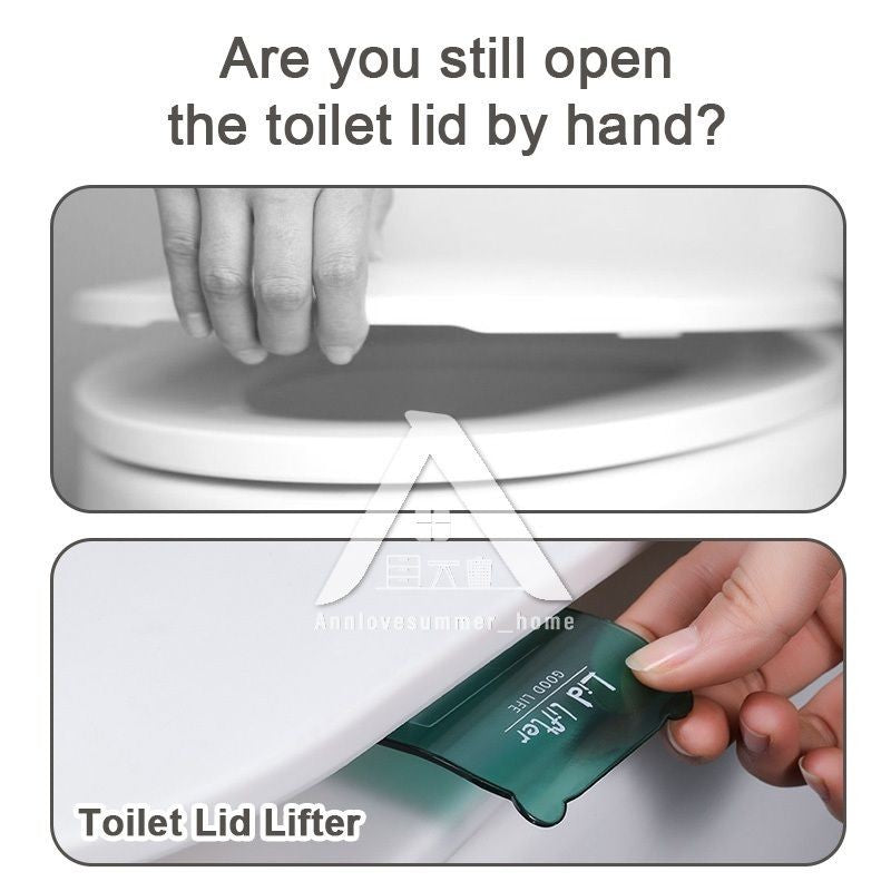 【𝗔𝗦𝗛】Toilet Lid Lifter Portable Flip Cover Sanitary Handle Toilet Lift Cover Handle Sticker马桶贴提盖器
