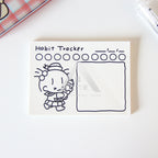 【𝗔𝗦𝗛】50 Sheets Memo Pad📔Mini Notepad Bookmark Stationery Portable Journal Diary Buku Nota Comel迷你笔记本