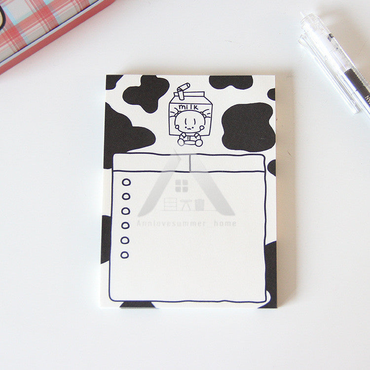 【𝗔𝗦𝗛】50 Sheets Memo Pad📔Mini Notepad Bookmark Stationery Portable Journal Diary Buku Nota Comel迷你笔记本