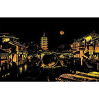 【𝗔𝗦𝗛】【BUY 2 FREE PEN】A3 Art Scratch Card (Gold)