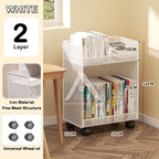 【𝗔𝗦𝗛】【Large Capacity🔥】2/3 LAYER UNDER TABLE BOOK STATIONERY MESH RACK 📚Multipurpose Shelf Shelve Rack Rak Besi 桌下书本大容量收纳