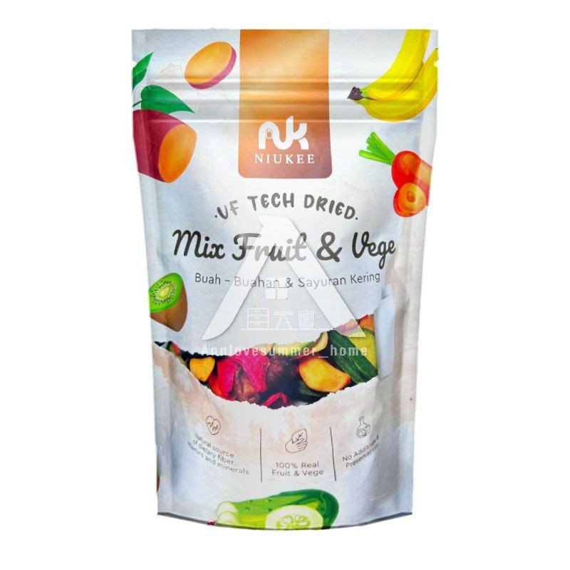 【𝗔𝗦𝗛】100g💝 Gift Packaging 冻干蔬菜水果干 Dried Mixed Fruits &Vegetables Halal Mushroom Dried Strawberry🥦🍓健康营养蔬果脆零食无花果脆/草莓脆/秋葵脆食