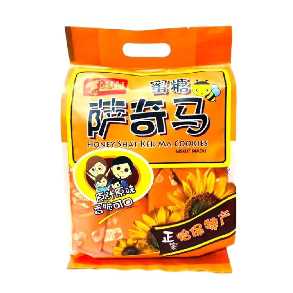 【𝗔𝗦𝗛】Loke Kee Honey Shat Kek Ma Cookies (33g x 8 pcs)新乐记饼家蜜糖沙琪玛