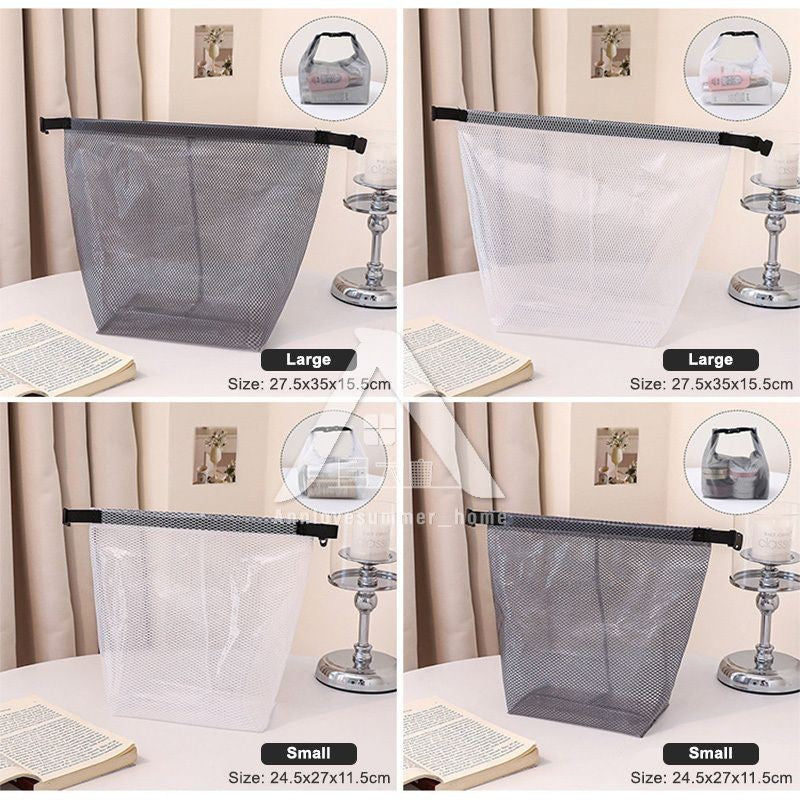 【𝗔𝗦𝗛】Waterproof Storage Bag Fitness Clothing Swimming Bathroom Large-Capacity Drawstring Pocket Men Women Outdoor Travel