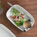 【𝗔𝗦𝗛】Salad Plate Ceramic (Circle/Rectangle)