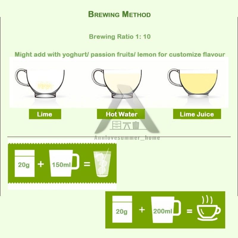 【𝗔𝗦𝗛】Hot Selling 🔥 Niu Kee Lime Juice (20g*15 sachets) Instant Beverage 青柠檬｜青柠果汁 Lemon Lime Tea Yee Kong