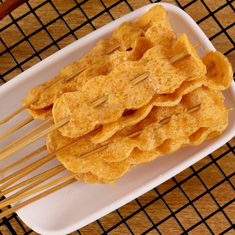 【𝗔𝗦𝗛】 Satay Ikan Lidi Satay Ikan Cap Golden Boat (1 bag-3 packs)金船牌鱼肉串