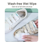 【𝗔𝗦𝗛】80pcs/30pcs Shoe Cleaning Wet Tissue Quick Wipes Sneakers Care Shoes Cleaning Solution Shoes Wipe Shoe Wipe