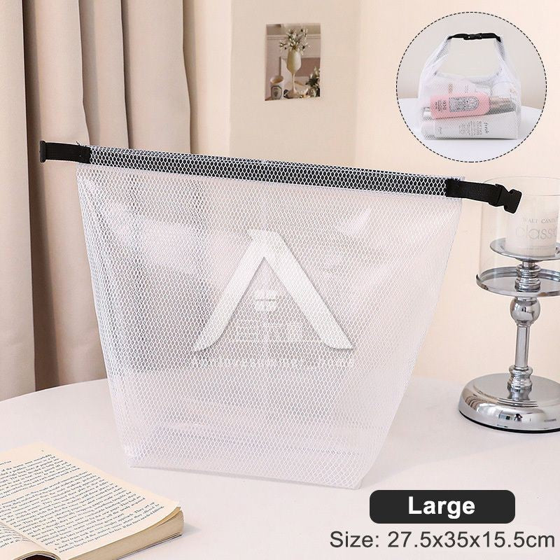 【𝗔𝗦𝗛】Waterproof Storage Bag Fitness Clothing Swimming Bathroom Large-Capacity Drawstring Pocket Men Women Outdoor Travel