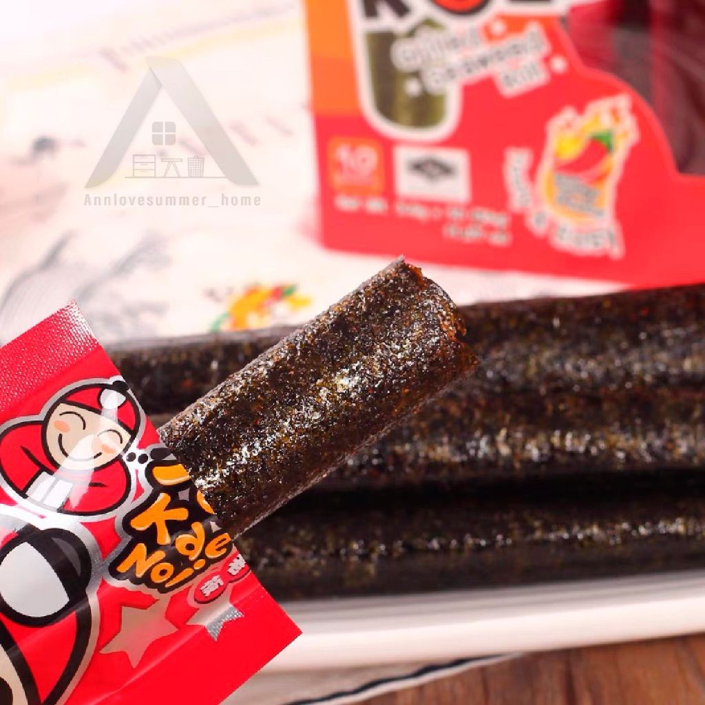 【𝗔𝗦𝗛】 [CRISPY❗❗Savory Seaweed] TAO KAE NOI Grilled Seaweed Roll Big Roll Seaweed Rumput Laut Ranggup 小老板脆紫菜脆海苔卷 Snacks