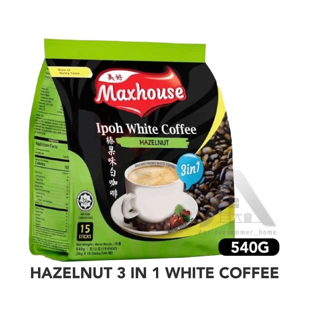 【𝗔𝗦𝗛】Maxhouse 三合一怡保白咖啡 浓郁顺滑速溶白咖啡