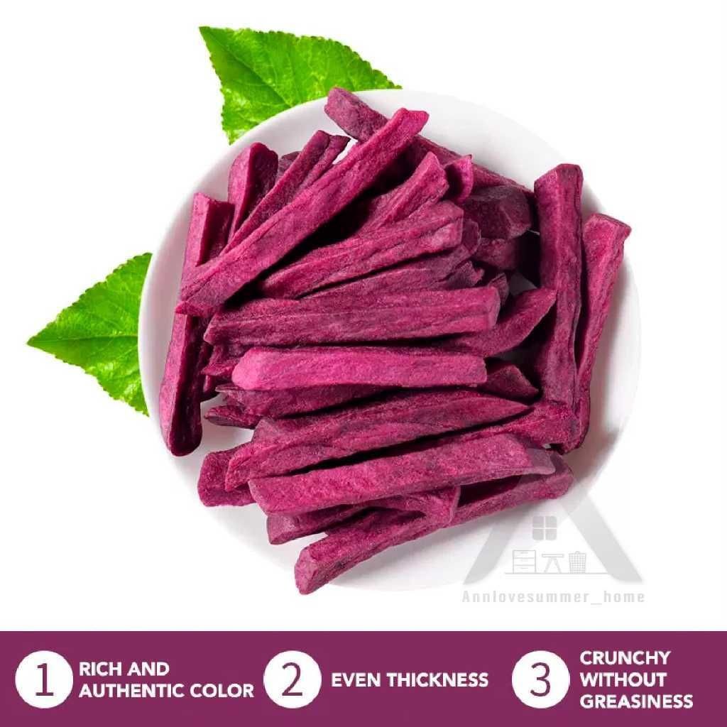 【𝗔𝗦𝗛】【100g ❌Salt】Mixed Snack Potato Stick Purple Potato Sweet Potato Kids Snack 紫薯脆 红薯脆 Potato Kering Ubi Kentang Rangg