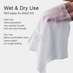 【𝗔𝗦𝗛】50pcs Thickened Soft Cotton Towel Disposable Facial Tissue Makeup Remover Towel一次性抽取式洗脸巾加厚