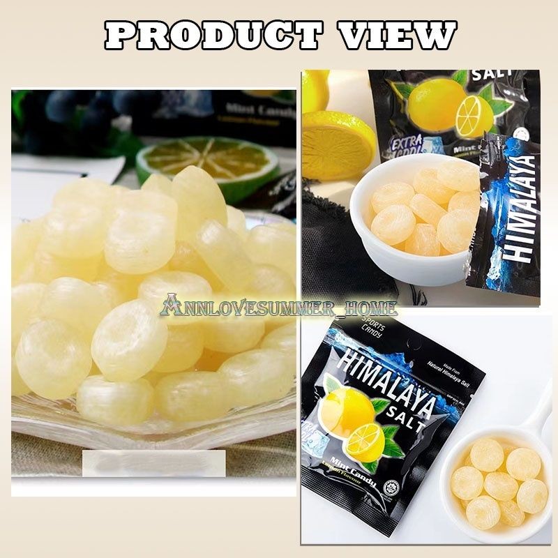 【𝗔𝗦𝗛】 [Ready Stock 1 BOX] Himalaya Sea Salt Sport Candy Lemon Mint Flavour Sweet 喜马拉雅咸糖零食 Gula Masin Food Snacks