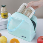 【𝗔𝗦𝗛】Candy Color Lunch Bag Portable Lunch Box Bag Lunch Bag Cartoon Lunch Bag for Kids and Adults 保温袋