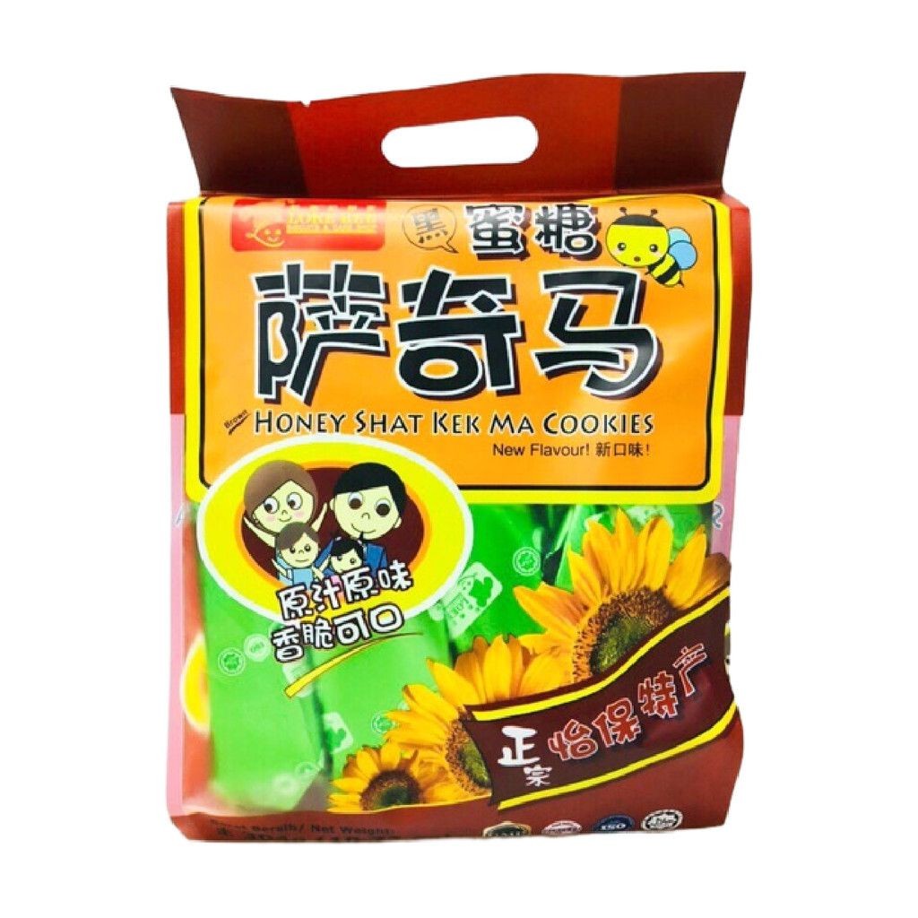 【𝗔𝗦𝗛】Loke Kee Honey Shat Kek Ma Cookies (33g x 8 pcs)新乐记饼家蜜糖沙琪玛