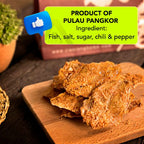 【𝗔𝗦𝗛】(60G) Whale Brand Sesame Crispy Satay Fish Bijan Sate Satay Ikan | Pulau Pangkor 香酥沙爹鱼
