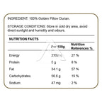 【𝗔𝗦𝗛】Niukee Freeze Dried Durian VF Tech Dreid Durian Buah Durian Kering Sugar Free Low Fat Natural 金枕头榴莲干