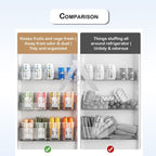 【𝗔𝗦𝗛】Plastics Fridge Storage with Handle