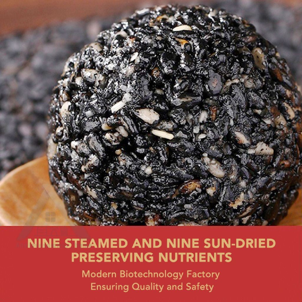 【𝗔𝗦𝗛】（Sugar-Free❗️NEW）Honey Black Sesame Rice Bean Balls Traditional Recipe Pure Natural healthy Snacks 200g健康黑发无糖纯天然黑芝麻