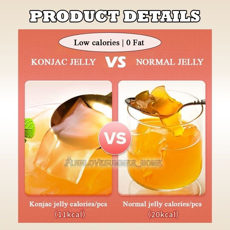 【𝗔𝗦𝗛】Ready Stock❗️【1Packs 15pcs】20g Halal Korean Konjac Jelly 18% Drinkable Juice Content Weight Loss 蒟蒻果冻 饮料