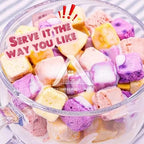 【𝗔𝗦𝗛】🔥Lowest Price Promo 50g| 100g❗️Large Cube Freeze Dried Yoghurt Yogurt Cube Mixed 3Fruits Kering SnacksKids冻干酸奶块健康零食