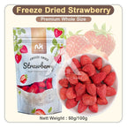 【𝗔𝗦𝗛】Premium Whole Size❗️50G/100G 特级冻干草莓脆🍓Freeze Dried Crunchy Strawberry🍓 Strawberi Kering Ranggup Snacks 保证脆！！