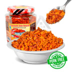 【𝗔𝗦𝗛】SERUNDING IKAN ASLI CILI (HALAL) Ikan Renyah Cili 100% Hidangan Homemade Cooking Dried Fish Floss 115g 香脆鱼松拌料