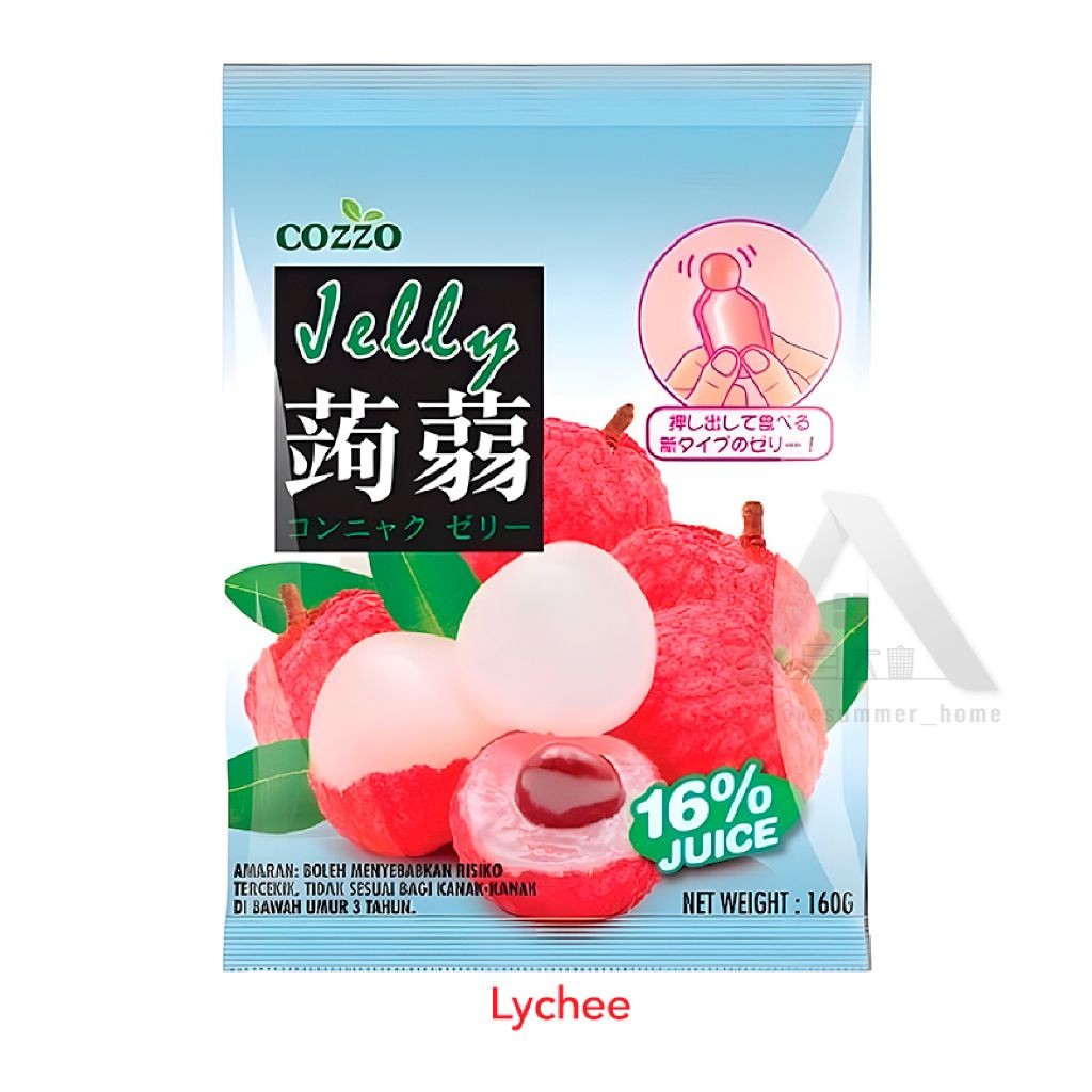 【𝗔𝗦𝗛】COZZO Konjac Juice Jelly | Soft QQ Fruit Jelly | Sweet Fruity Gel | Agar Agar | Halal-Certified 蒟蒻果汁果冻