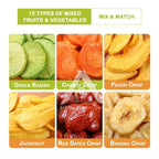 【𝗔𝗦𝗛】100g💝 Gift Packaging 冻干蔬菜水果干 Dried Mixed Fruits &Vegetables Halal Mushroom Dried Strawberry🥦🍓健康营养蔬果脆零食无花果脆/草莓脆/秋葵脆食
